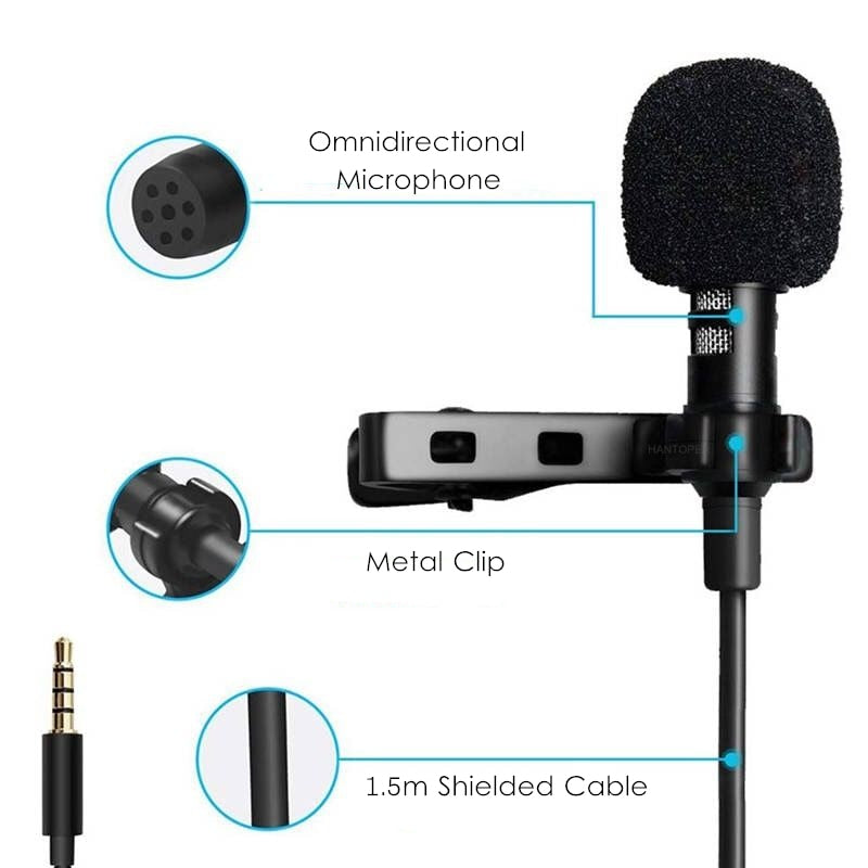 Professionnel Dual Mini Lavalier Microphone