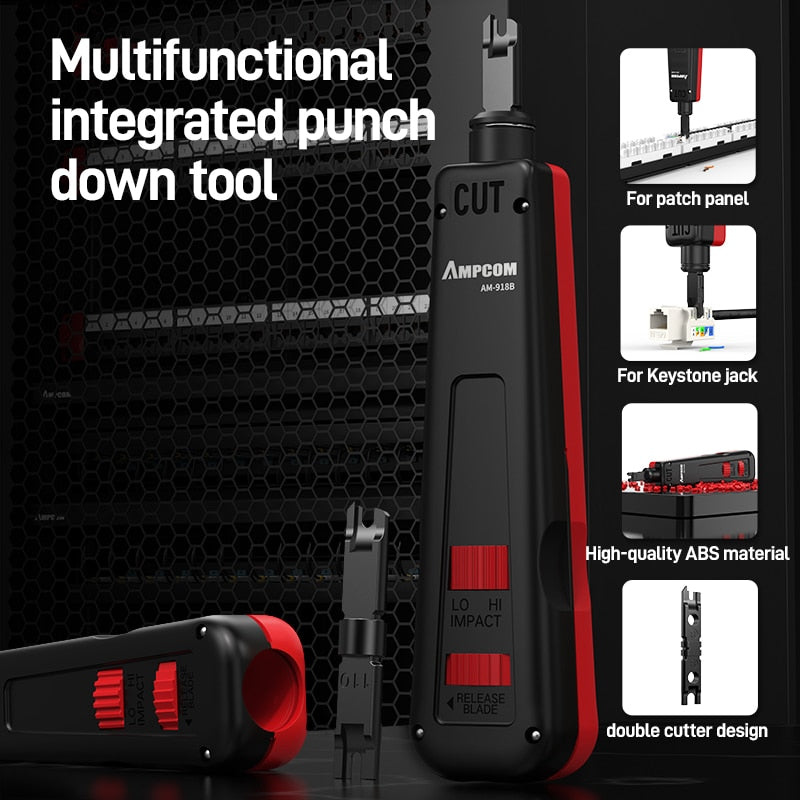 AMPCOM 110 Multi-function Network Cable Tool