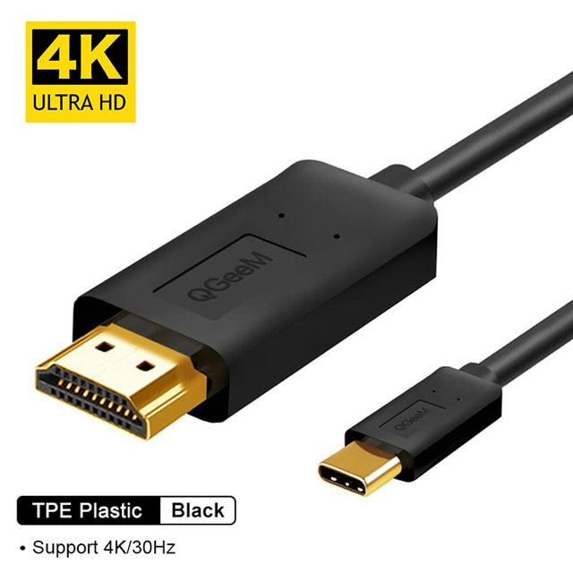QGeeM USB C to HDMI Cable 4K