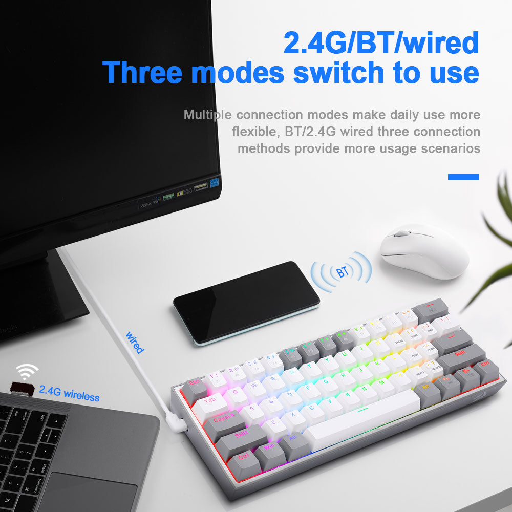 REDRAGON Fizz Pro K616 RGB USB Bluetooth Keyboard
