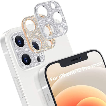 Rhinestone Glitter Camera Lens Protector For iPhone