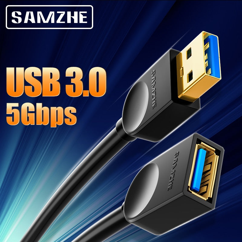 SAMZHE USB 3.0 Extension Male to Female