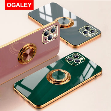 luxury Plating Silicone Cover For iPhone