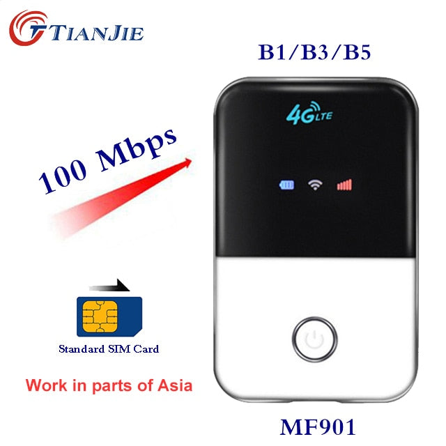 TIANJIE 4G LTE Pocket Wifi Router