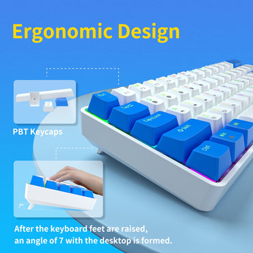 TMKB GK61 60% Bluetooth  Mini Mechanical Gaming Keyboard