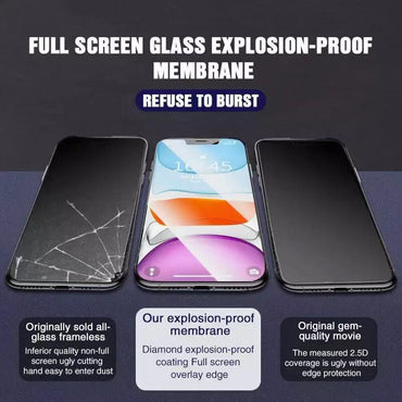 9H Hard Tempered Glass  Screen Protector For iPhone