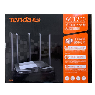 Tenda AC11 AC1200 Wifi Router Gigabit 2.4G 5.0GHz Dual-Band