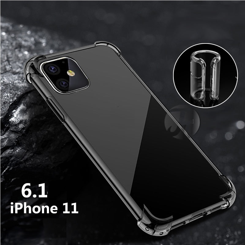 Thin Clear Transparent Case For iPhone