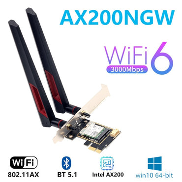 Tri band Intel AX210 AX200 8265AC AX210 wireless Wi Fi 6E 802.11AX 5374M