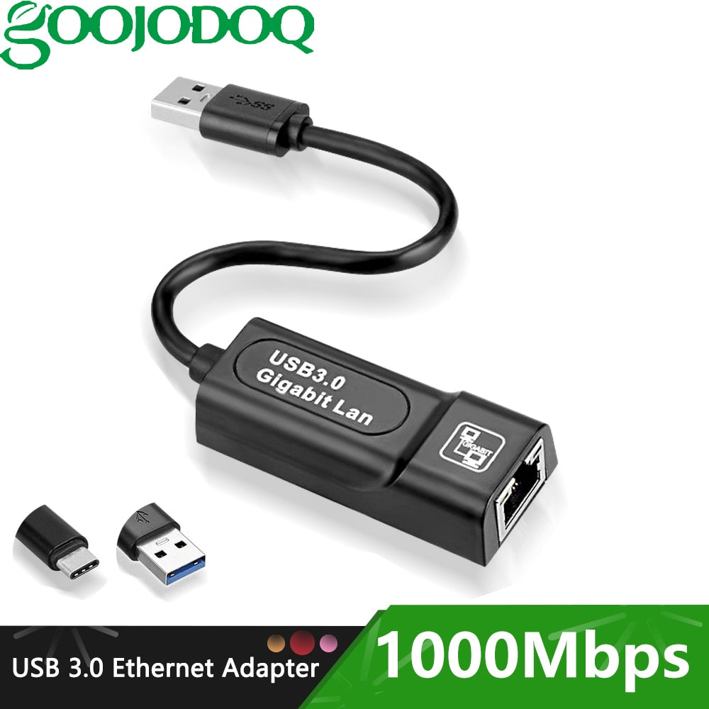 USB 3.0 USB Type C to Rj45 Ethernet Adapter