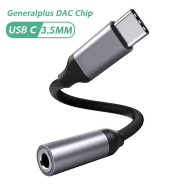 USB Type C to 3.5 MM Headphone Jack Adapter