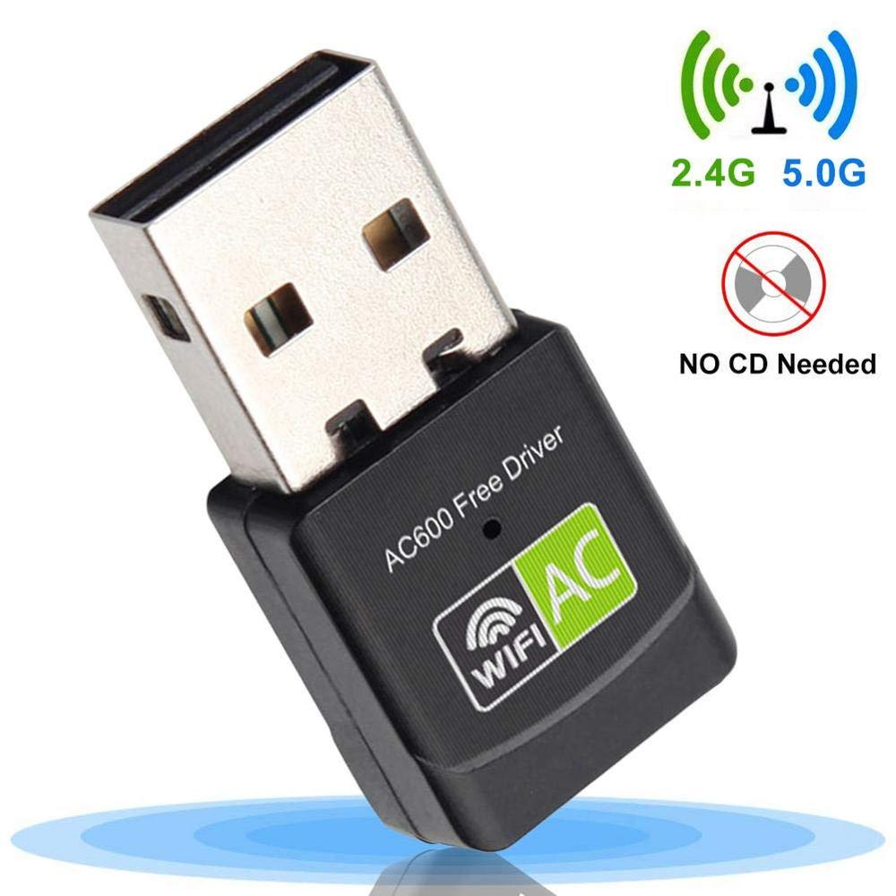 USB Wi-Fi Adapter Ethernet Dongle 600Mbps