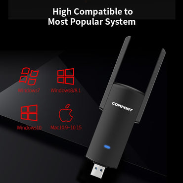 USB Wifi Adapter 1300Mbps RTL8812BU Dual Band  for PC