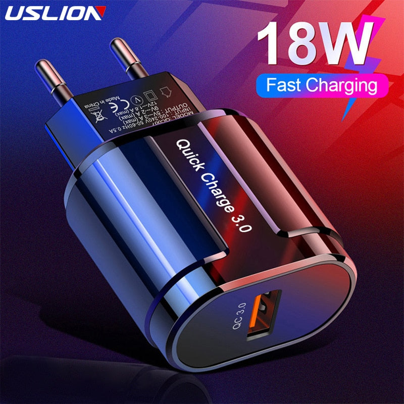 USLION Quick Charge QC 3.0 USB