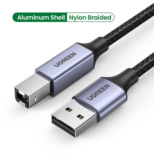 Ugreen USB Printer Cable USB Type B Male to A Male USB