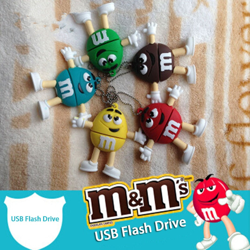 M&M Shaped USB Flash Drive