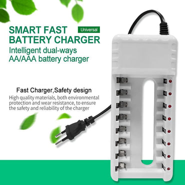 VOXLINK Battery Charger intelligent 8 slots For AA/AAA