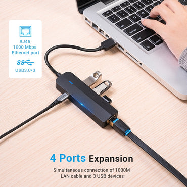 Vention USB Ethernet Adapter USB 3.0 2.0 to RJ45 Gigabit Ethernet
