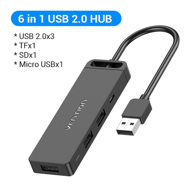 Vention USB Hub 3.0 Multi USB Splitter 4 USB Port