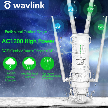Wavlink High Power AC1200 Outdoor Wireless WiFi Repeater