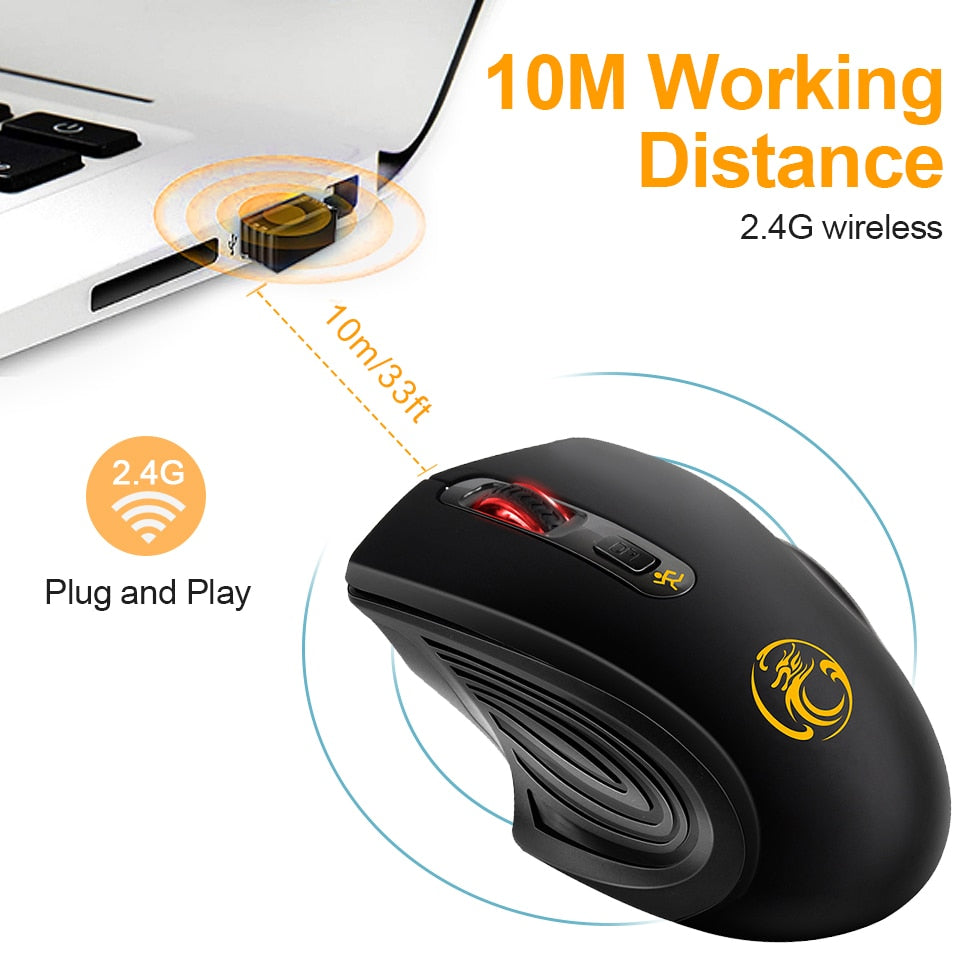 IMice Wireless Optical USB Mouse