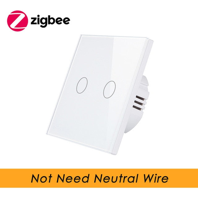 Zigbee Smart Wall Light Switch No Neutral 433RF