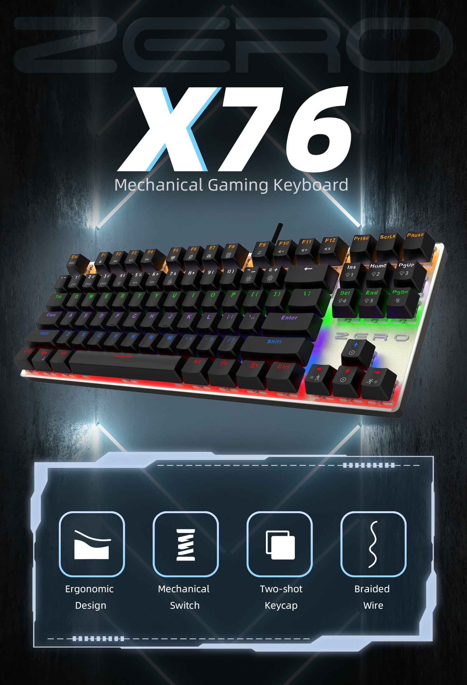 Metoo  Edition Mechanical Keyboard